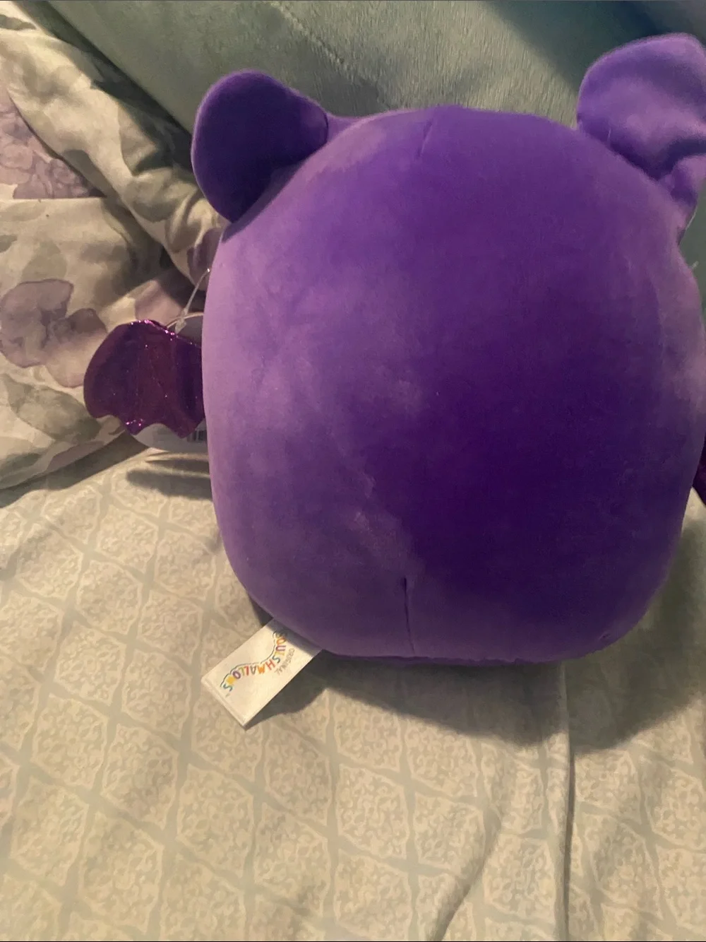 Squishmallow Purple Bat Plush - blas